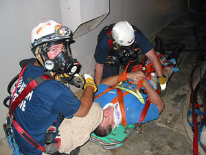 Confined space rescue teams need to be evaluated per OSHA standards.